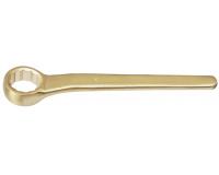 Искробезопасный ключ накидной с изгибом 15°